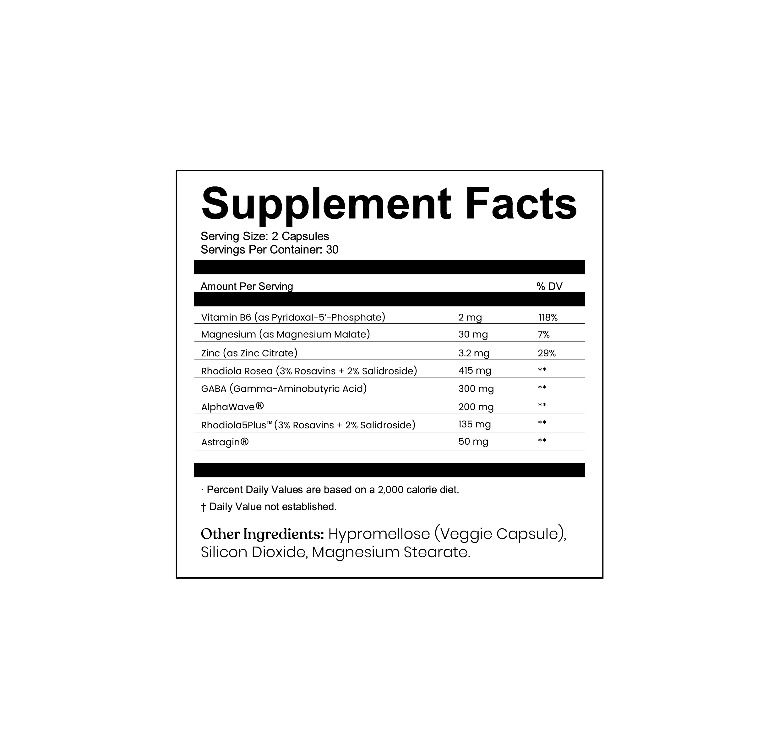 Calm Blend - Natural Stress & Mood Support for Moms